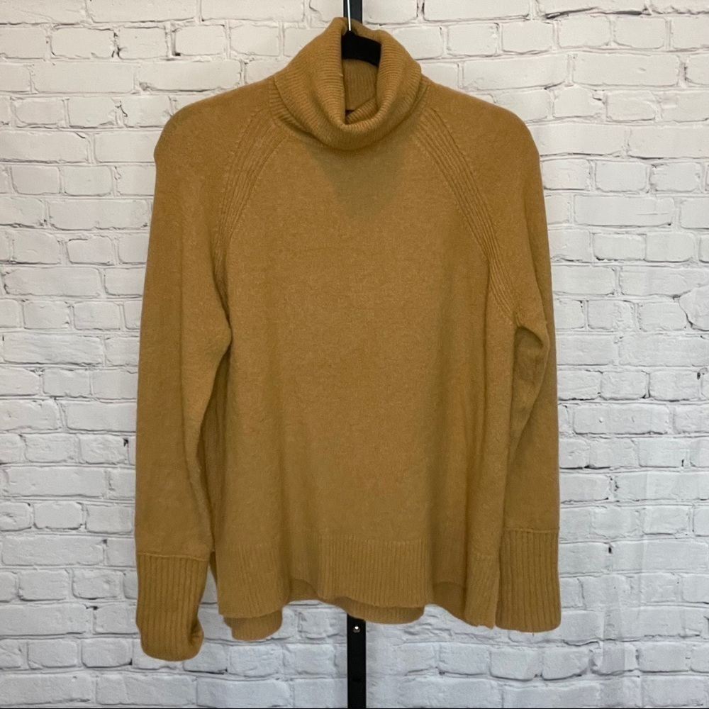 J. Crew Camel Rollneck Turtleneck Sweater